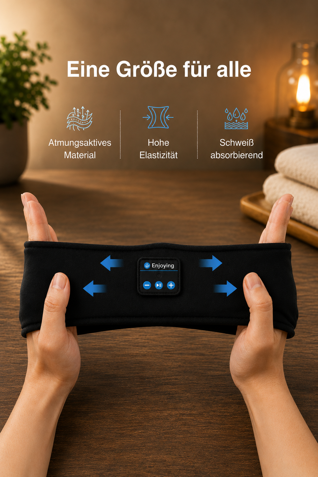 Die Bluetooth-Schlafmaske für jede Auszeit - Vopano Nox®