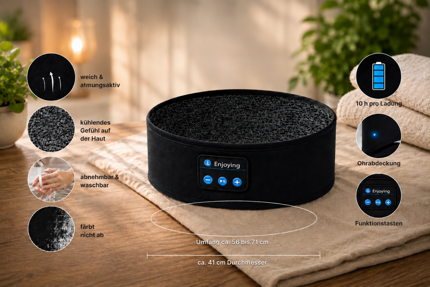 TraumSound Pro  2-in-1 Schlafmaske