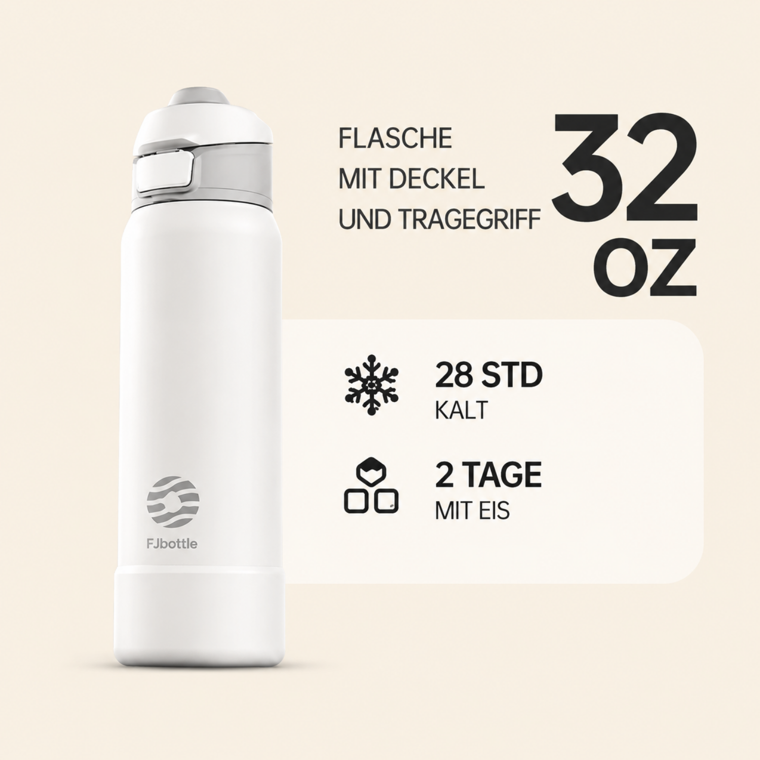 MagBottle Pro – Magnetische Thermo-Trinkflasche mit Handyhalter