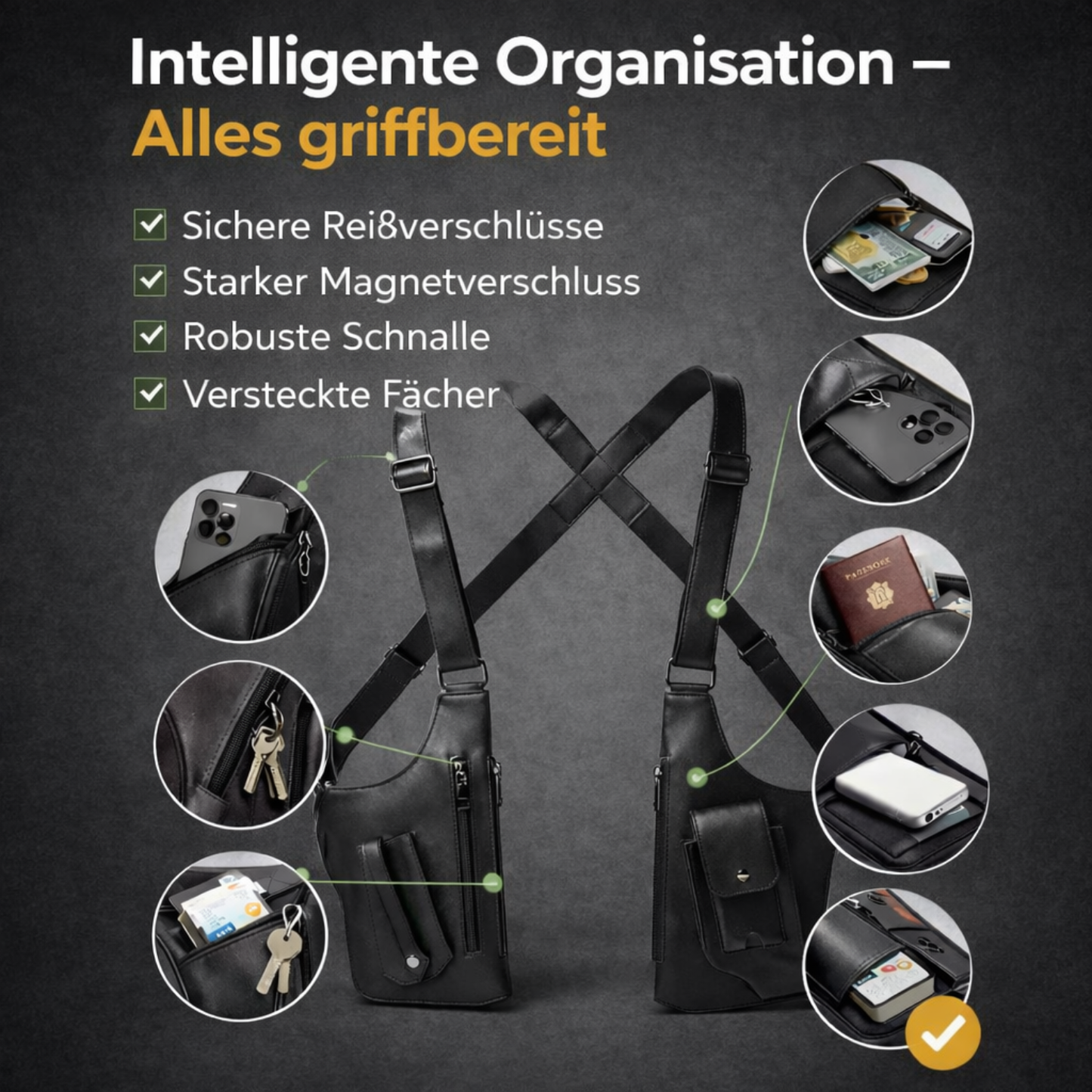 Anti-Diebstahl-Umhängetasche – sicher, praktisch und durchdacht